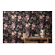 A.S. Création Vliestapete Cosmo Living 10,05 x 0,53 m Blumen Schwarz Pink Metallic Struktur