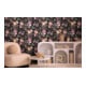 A.S. Création Vliestapete Cosmo Living 10,05 x 0,53 m Blumen Schwarz Pink Metallic Struktur