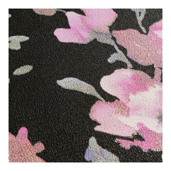 A.S. Création Vliestapete Cosmo Living 10,05 x 0,53 m Blumen Schwarz Pink Metallic Struktur