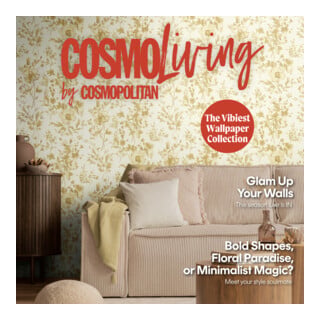 A.S. Création Vliestapete Cosmo Living 10,05 x 0,53 m Blumen Weiß Gelb Metallic Struktur