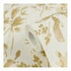 A.S. Création Vliestapete Cosmo Living 10,05 x 0,53 m Blumen Weiß Gelb Metallic Struktur