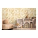 A.S. Création Vliestapete Cosmo Living 10,05 x 0,53 m Blumen Weiß Gelb Metallic Struktur