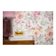 A.S. Création Vliestapete Cosmo Living 10,05 x 0,53 m Blumen Weiß Pink Metallic Struktur