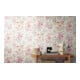 A.S. Création Vliestapete Cosmo Living 10,05 x 0,53 m Blumen Weiß Pink Metallic Struktur