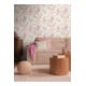 A.S. Création Vliestapete Cosmo Living 10,05 x 0,53 m Blumen Weiß Pink Metallic Struktur