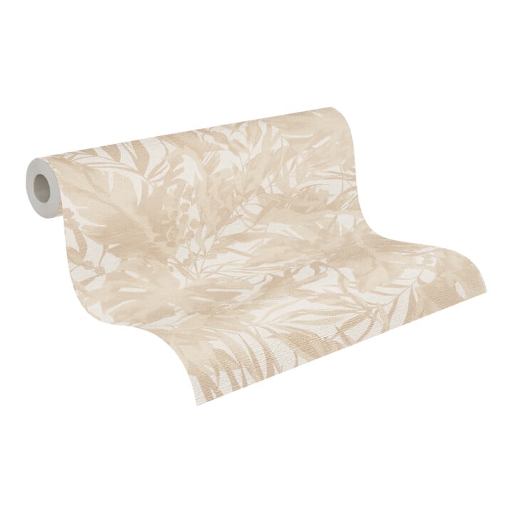 A.S. Création Vliestapete Cosmo Living 10,05 x 0,53 m Dschungel Beige Creme Struktur