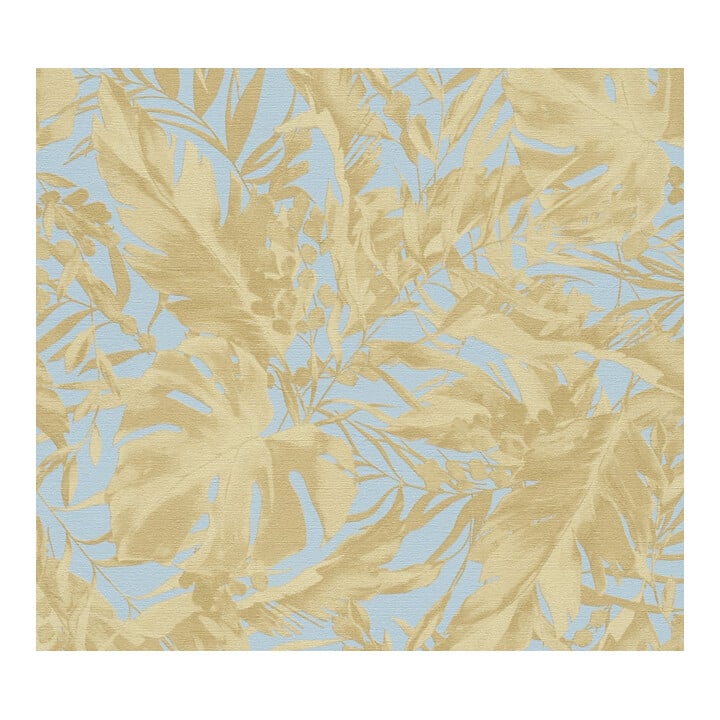 A.S. Création Vliestapete Cosmo Living 10,05 x 0,53 m Dschungel Blau Gold Struktur