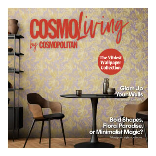 A.S. Création Vliestapete Cosmo Living 10,05 x 0,53 m Dschungel Lila Gold Struktur