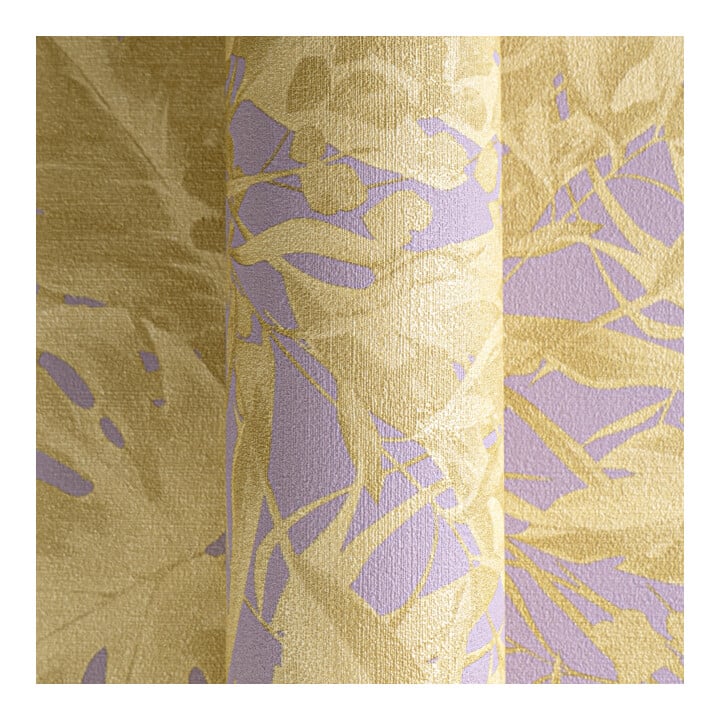 A.S. Création Vliestapete Cosmo Living 10,05 x 0,53 m Dschungel Lila Gold Struktur