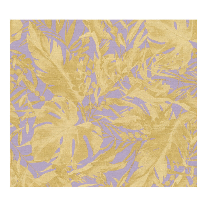 A.S. Création Vliestapete Cosmo Living 10,05 x 0,53 m Dschungel Lila Gold Struktur