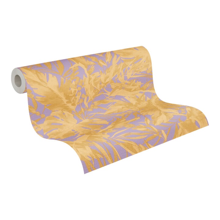 A.S. Création Vliestapete Cosmo Living 10,05 x 0,53 m Dschungel Lila Gold Struktur