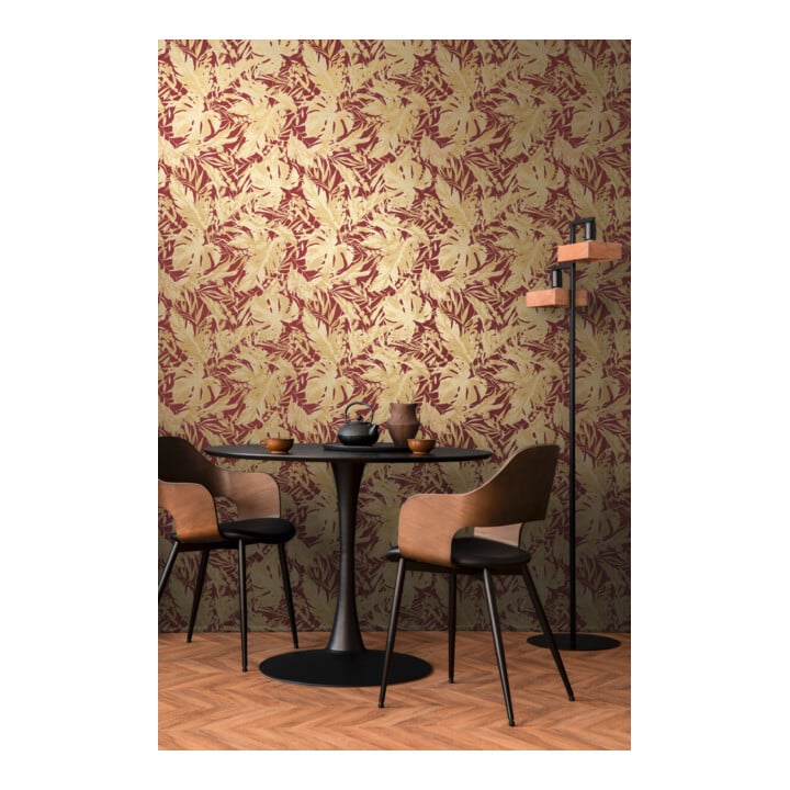 A.S. Création Vliestapete Cosmo Living 10,05 x 0,53 m Dschungel Rot Gold Struktur