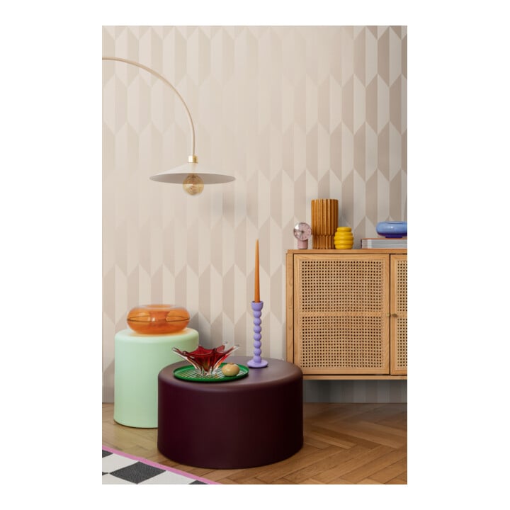 A.S. Création Vliestapete Cosmo Living 10,05 x 0,53 m Rauten Beige Metallic glatt