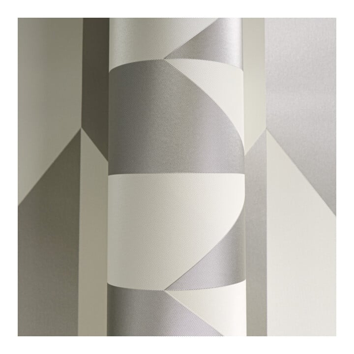 A.S. Création Vliestapete Cosmo Living 10,05 x 0,53 m Rauten Creme Metallic glatt