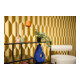 A.S. Création Vliestapete Cosmo Living 10,05 x 0,53 m Rauten Gold Metallic glatt