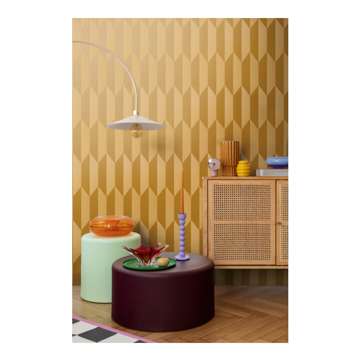 A.S. Création Vliestapete Cosmo Living 10,05 x 0,53 m Rauten Gold Metallic glatt