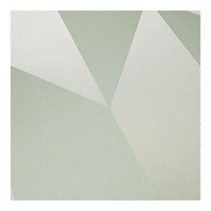 A.S. Création Vliestapete Cosmo Living 10,05 x 0,53 m Rauten Grün Metallic glatt