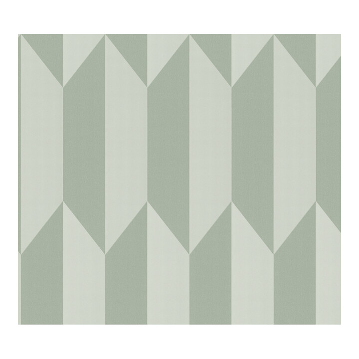 A.S. Création Vliestapete Cosmo Living 10,05 x 0,53 m Rauten Grün Metallic glatt
