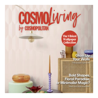 A.S. Création Vliestapete Cosmo Living 10,05 x 0,53 m Rauten Rosa Metallic glatt