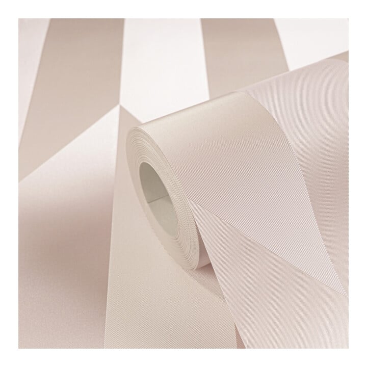 A.S. Création Vliestapete Cosmo Living 10,05 x 0,53 m Rauten Rosa Metallic glatt