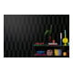 A.S. Création Vliestapete Cosmo Living 10,05 x 0,53 m Rauten Schwarz Metallic glatt