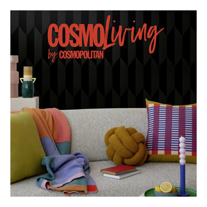 A.S. Création Vliestapete Cosmo Living 10,05 x 0,53 m Rauten Schwarz Metallic glatt