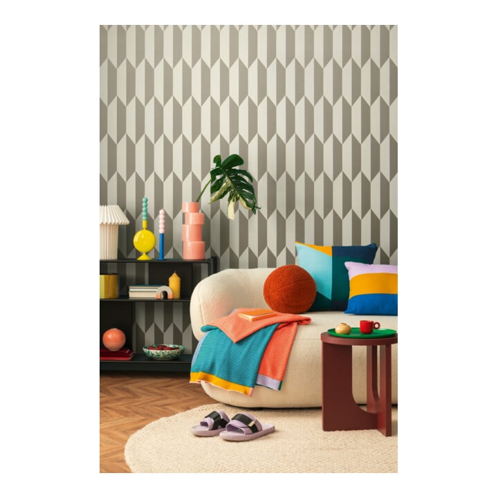 A.S. Création Vliestapete Cosmo Living 10,05 x 0,53 m Rauten Silber Metallic glatt