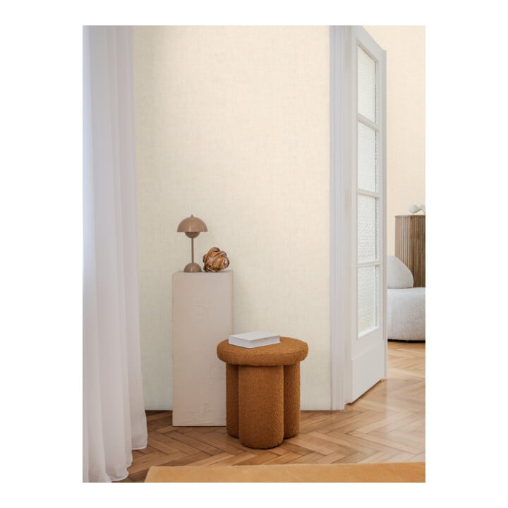A.S. Création Vliestapete Cosmo Living 10,05 x 0,53 m Uni Beige Creme Struktur