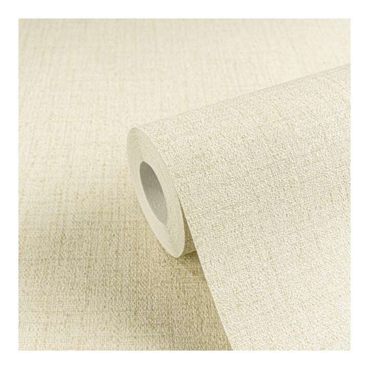 A.S. Création Vliestapete Cosmo Living 10,05 x 0,53 m Uni Beige Gelb strukturiert