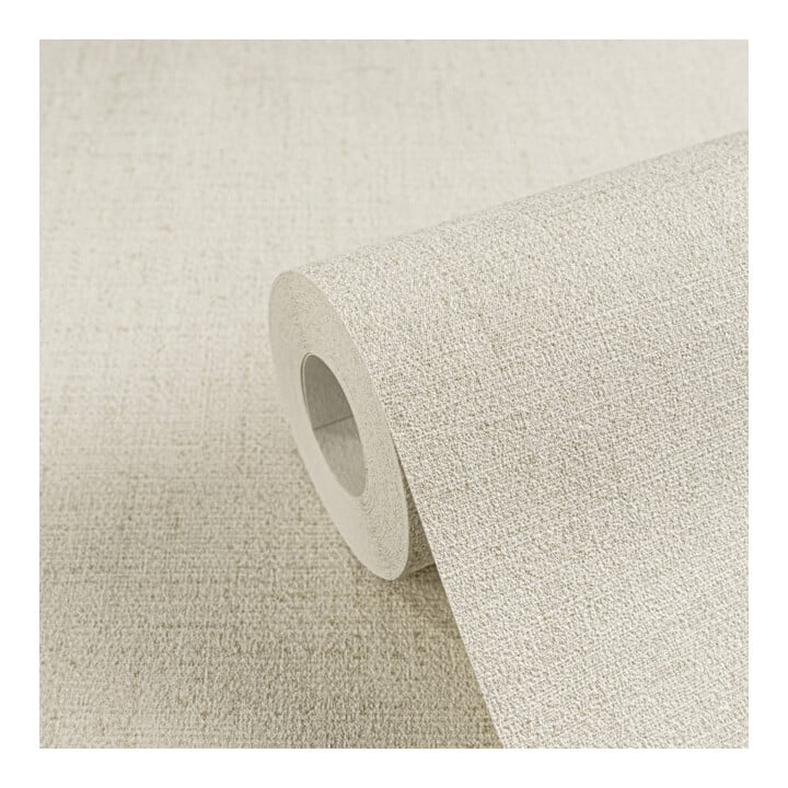 A.S. Création Vliestapete Cosmo Living 10,05 x 0,53 m Uni Beige Weiß glänzend strukturiert