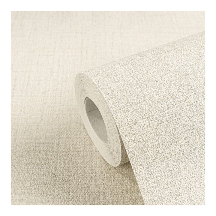 A.S. Création Vliestapete Cosmo Living 10,05 x 0,53 m Uni Beige Weiß mit Struktur