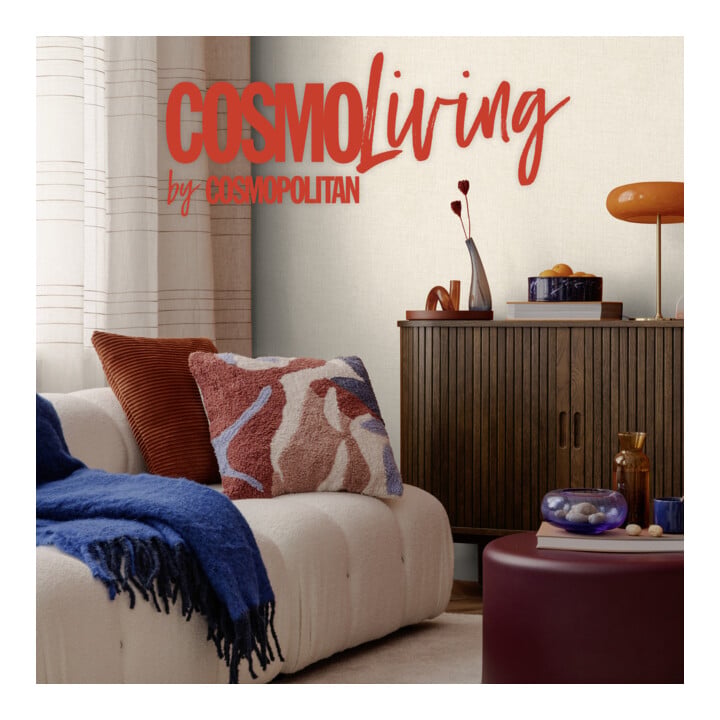 A.S. Création Vliestapete Cosmo Living 10,05 x 0,53 m Uni Beige Weiß mit Struktur