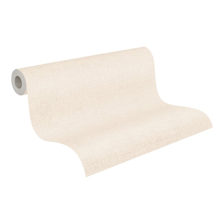 A.S. Création Vliestapete Cosmo Living 10,05 x 0,53 m Uni Beige Weiß mit Struktur