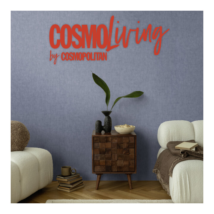 A.S. Création Vliestapete Cosmo Living 10,05 x 0,53 m Uni Blau Struktur