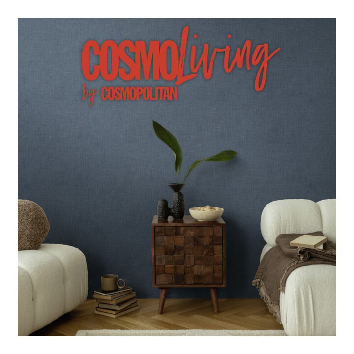 A.S. Création Vliestapete Cosmo Living 10,05 x 0,53 m Uni Blau teils glänzend strukturiert