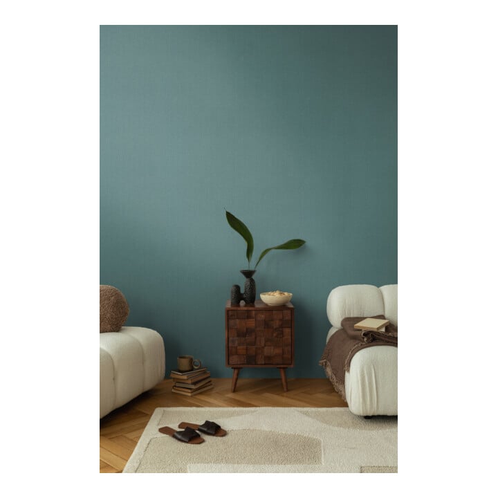 A.S. Création Vliestapete Cosmo Living 10,05 x 0,53 m Uni Dunkelblau Struktur