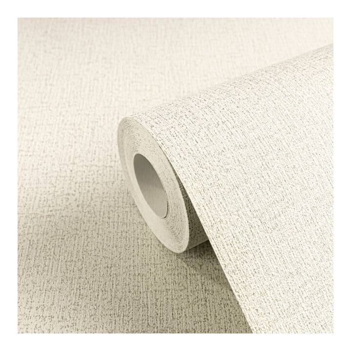 A.S. Création Vliestapete Cosmo Living 10,05 x 0,53 m Uni Grau Creme glänzend mit Struktur