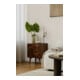 A.S. Création Vliestapete Cosmo Living 10,05 x 0,53 m Uni Grau Creme glänzend mit Struktur