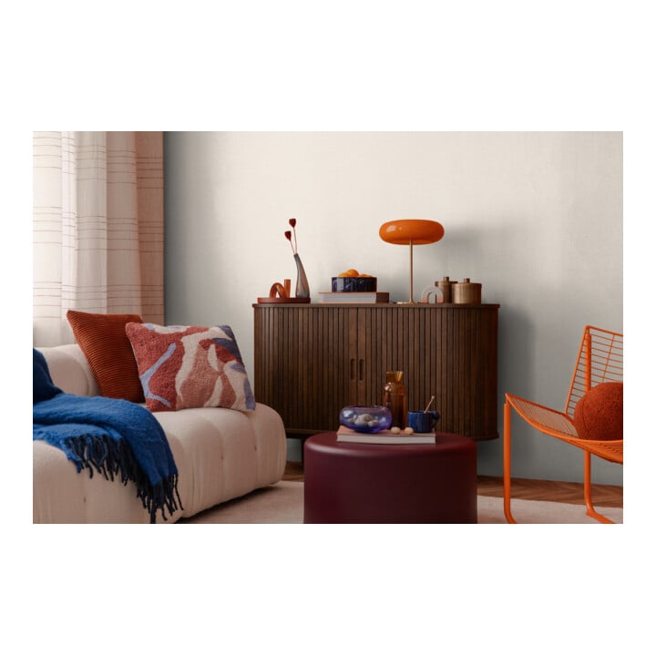 A.S. Création Vliestapete Cosmo Living 10,05 x 0,53 m Uni Grau Creme glänzend mit Struktur