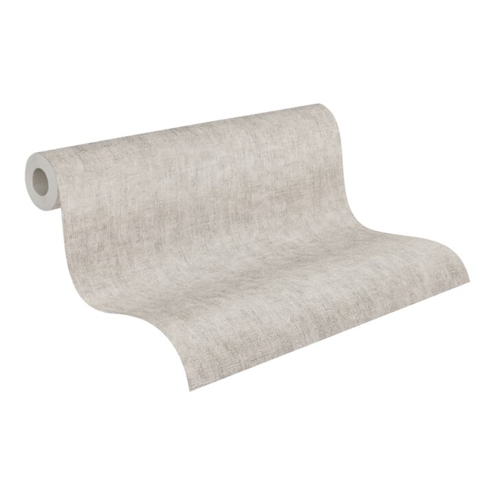 A.S. Création Vliestapete Cosmo Living 10,05 x 0,53 m Uni Grau Struktur