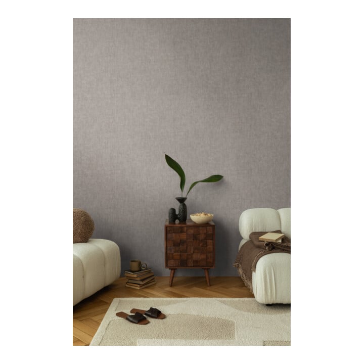 A.S. Création Vliestapete Cosmo Living 10,05 x 0,53 m Uni Grau Struktur