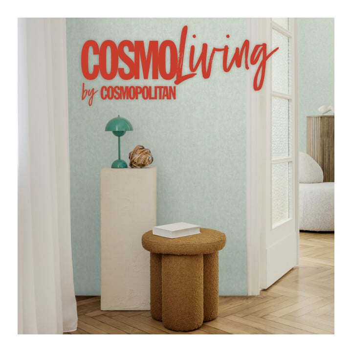 A.S. Création Vliestapete Cosmo Living 10,05 x 0,53 m Uni Grün Blau Struktur