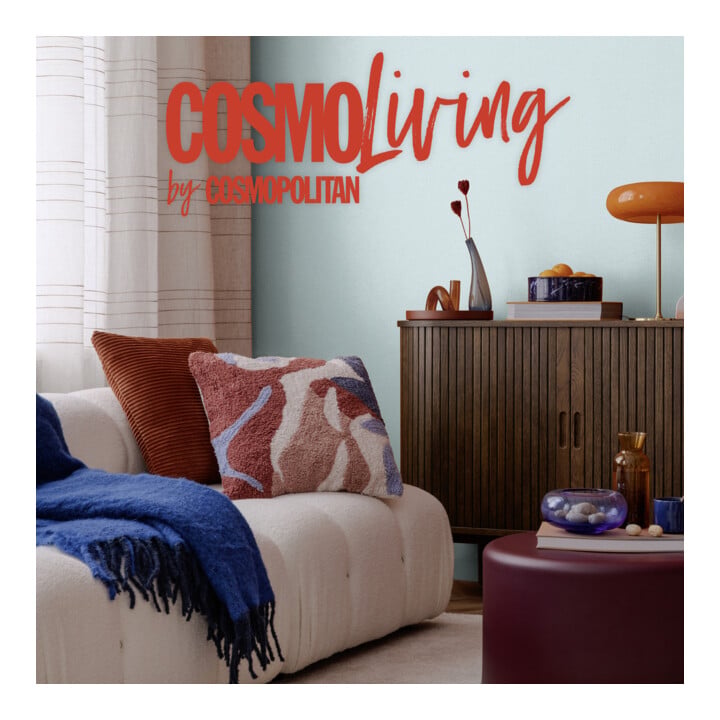 A.S. Création Vliestapete Cosmo Living 10,05 x 0,53 m Uni Hellblau teils glänzend mit Struktur