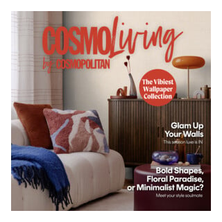 A.S. Création Vliestapete Cosmo Living 10,05 x 0,53 m Uni Rosa Beige glänzend strukturiert