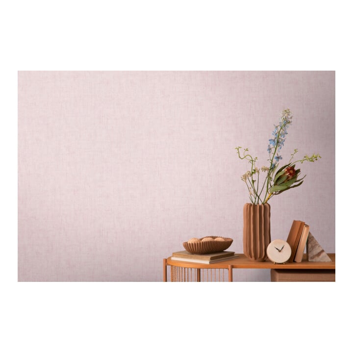 A.S. Création Vliestapete Cosmo Living 10,05 x 0,53 m Uni Rosa Pink Struktur