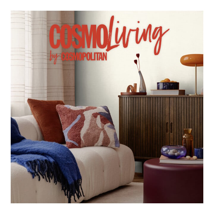 A.S. Création Vliestapete Cosmo Living 10,05 x 0,53 m Uni Weiß Beige glänzend strukturiert