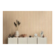 A.S. Création Vliestapete Holzpaneel 10,05 x 0,53 m Beige Gold Metallic Effekt mit Struktur