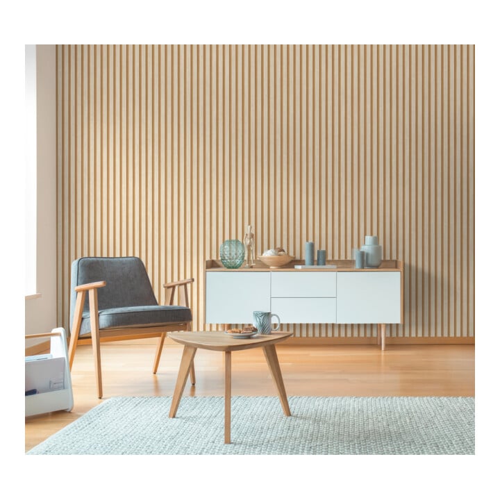 A.S. Création Vliestapete Holzpaneel 10,05 x 0,53 m Metallic Effekt Beige Bronze mit Struktur