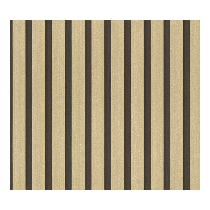A.S. Création Vliestapete Holzpaneel 10,05 x 0,53 m Metallic Effekt Gold Schwarz mit Struktur