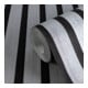 A.S. Création Vliestapete Holzpaneel 10,05 x 0,53 m Metallic Effekt Silber Schwarz mit Struktur